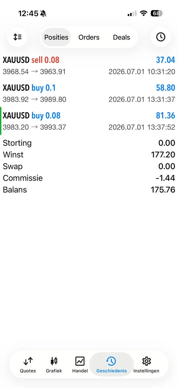 Member proof screenshot after the July 1 move.