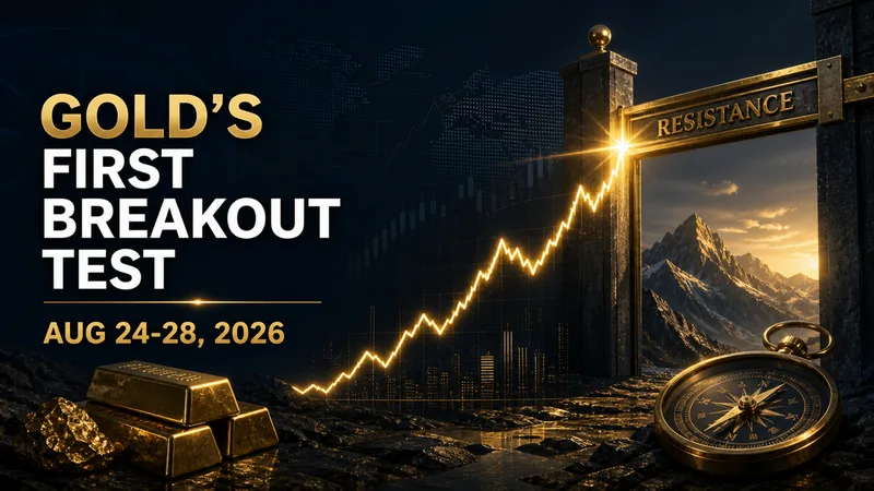 Weekly Gold Forecast August 24-28, 2026 | XAUUSD Outlook