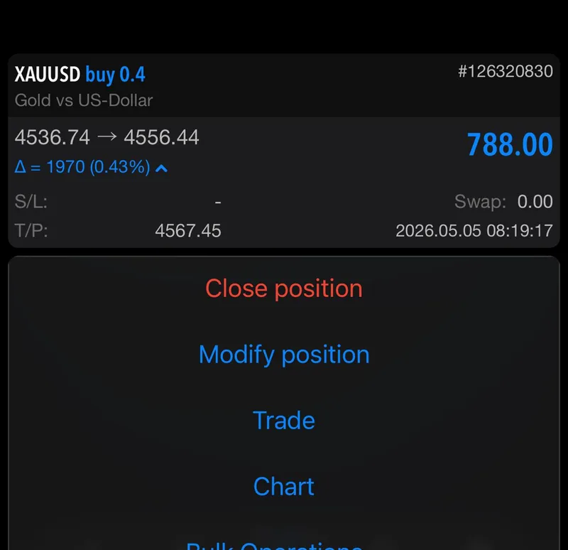 Member feedback profit screenshot from Sharify on May 5.