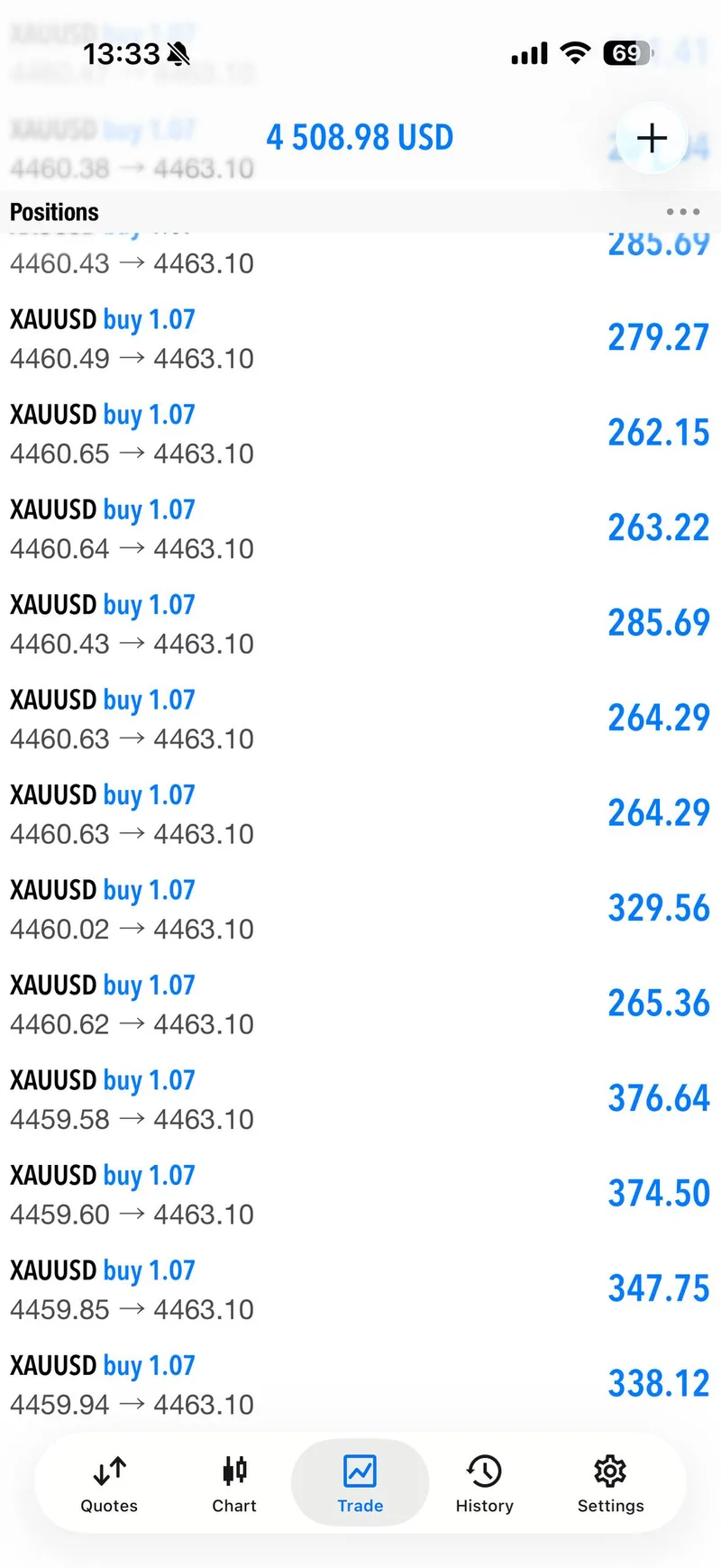Public proof screenshot from the BUY continuation.
