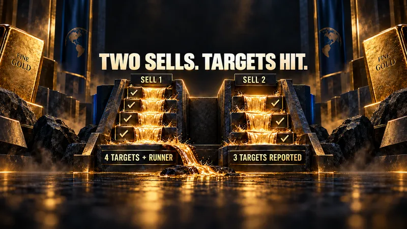 October 13 Gold Report: Two Sells, Targets and a Runner