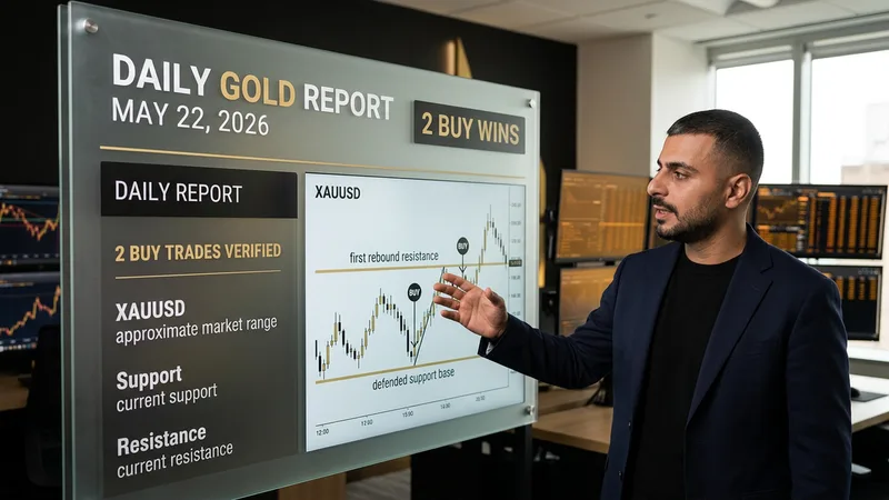 Daily Gold Trading Report May 22 2026: 2 BUY Wins