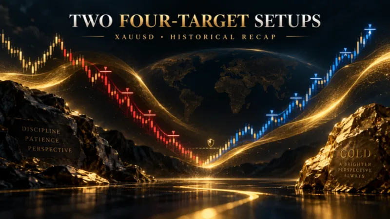 Daily Gold Trading Report — September 18, 2026: Two Four-Target Setups