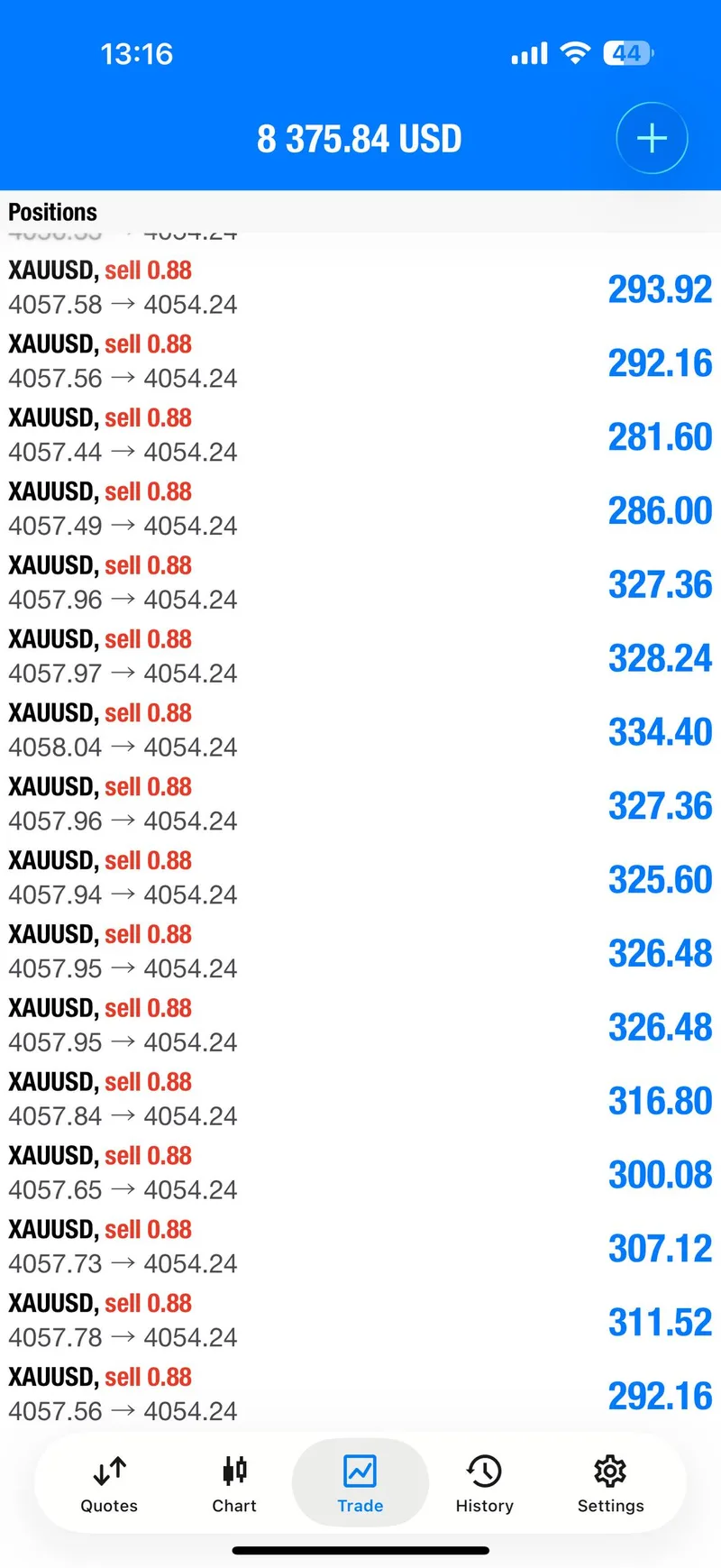 Public GTMO proof screenshot from the July 31 SELL sequence.