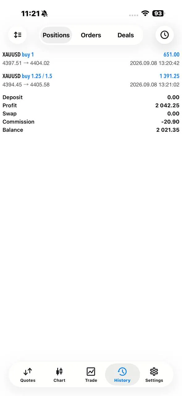 Anonymous member account screenshot paired with praise for the gold session.