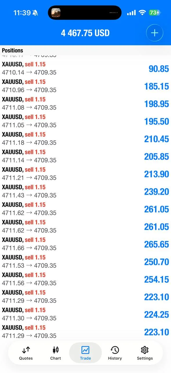 Public proof screenshot from the early May 8 SELL move.