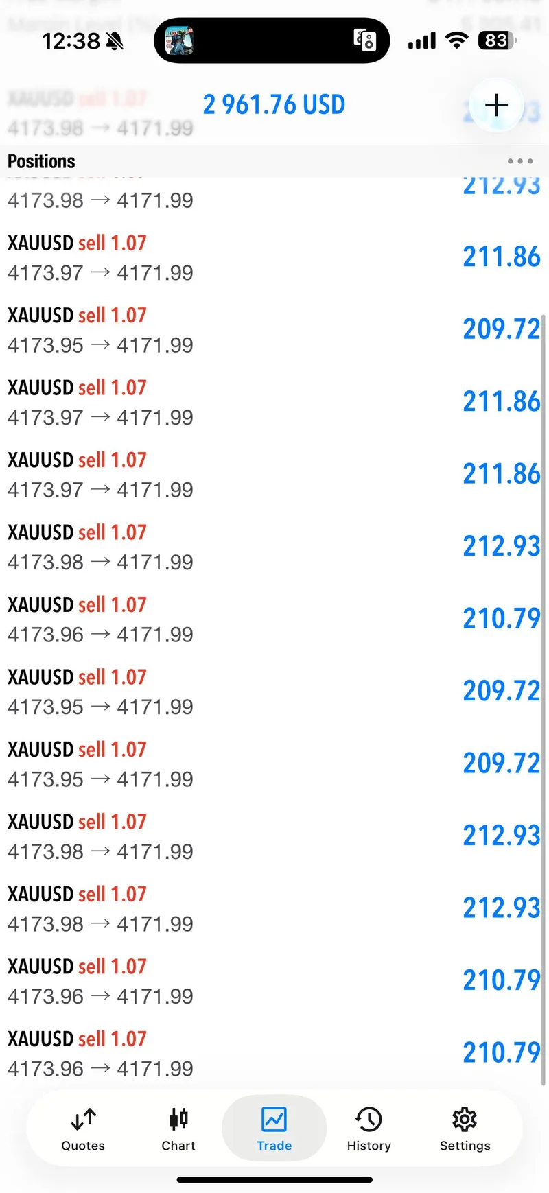 Selected public proof screenshot from the June 19 GTMO SELL sequence.