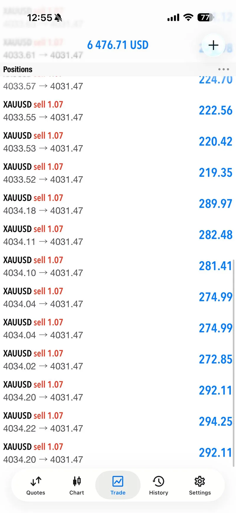 Public proof screenshot showing June 26 sell-side target progress.