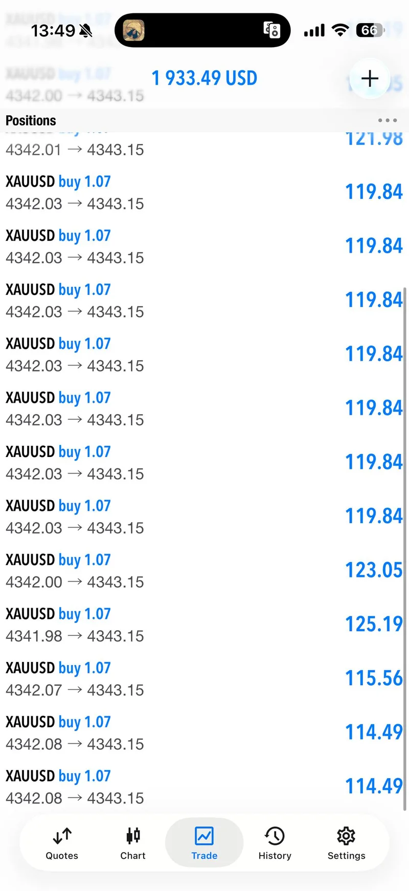 Public proof screenshot showing second-sequence progress.