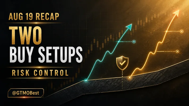 Daily Gold Report — Aug 19: Two BUY Setups, 1,000+ Pip Closes
