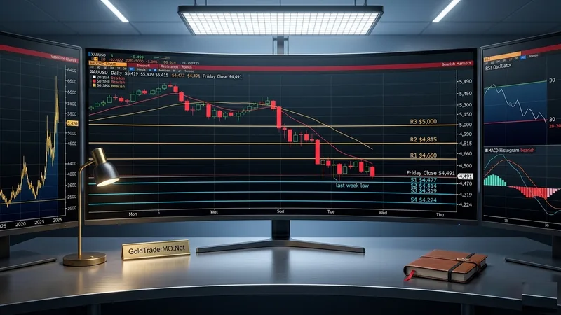 XAUUSD weekly support and resistance levels for March 23-27 2026 after crash to $4,491