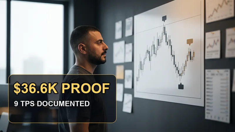 Daily Gold Trading Report - May 18, 2026: $36.6K Closed, 9 TPs