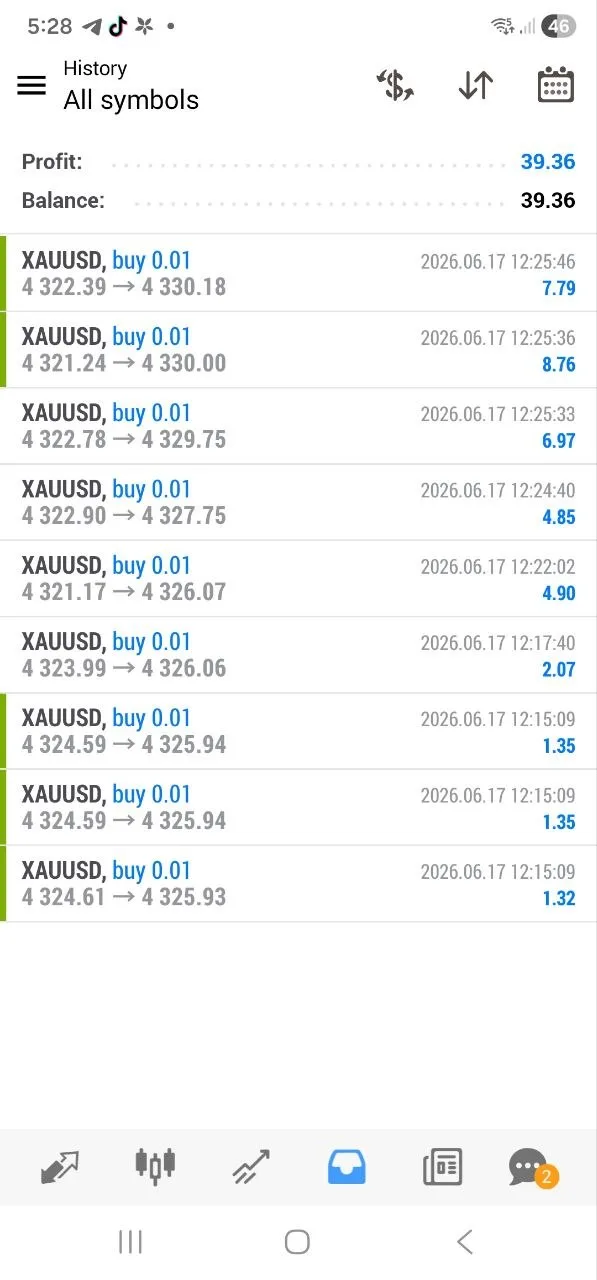 Member feedback screenshot saying the trader followed Mo rules.