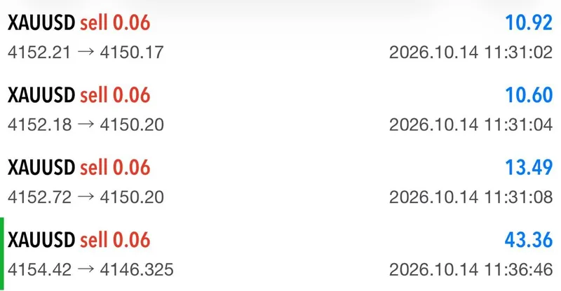 Trade-only crop of a public member’s gold sell history.